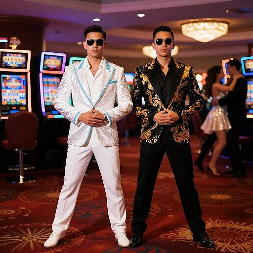 Dazzling Dance at the Casino Floor
