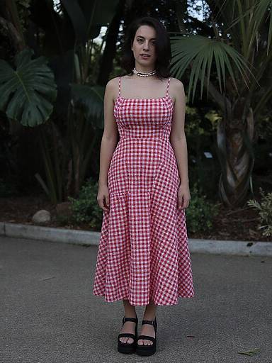 Summer Sundress Celebration in Botanical Garden