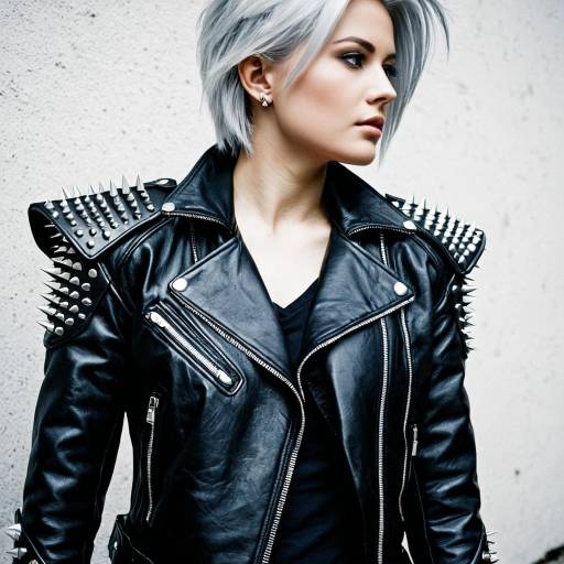 Edgy Dag Cosplay with Leather Jacket