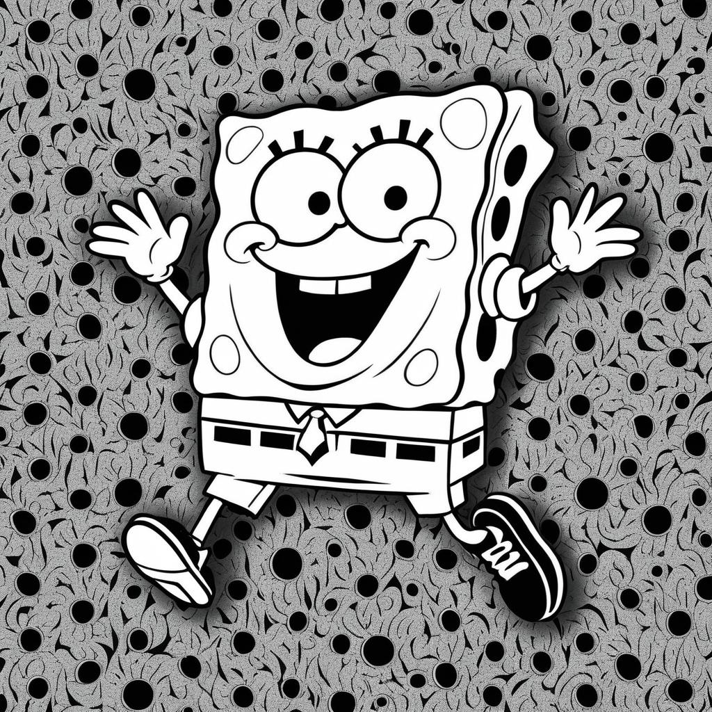 SpongeBob’s Silly Dance in Vintage Style