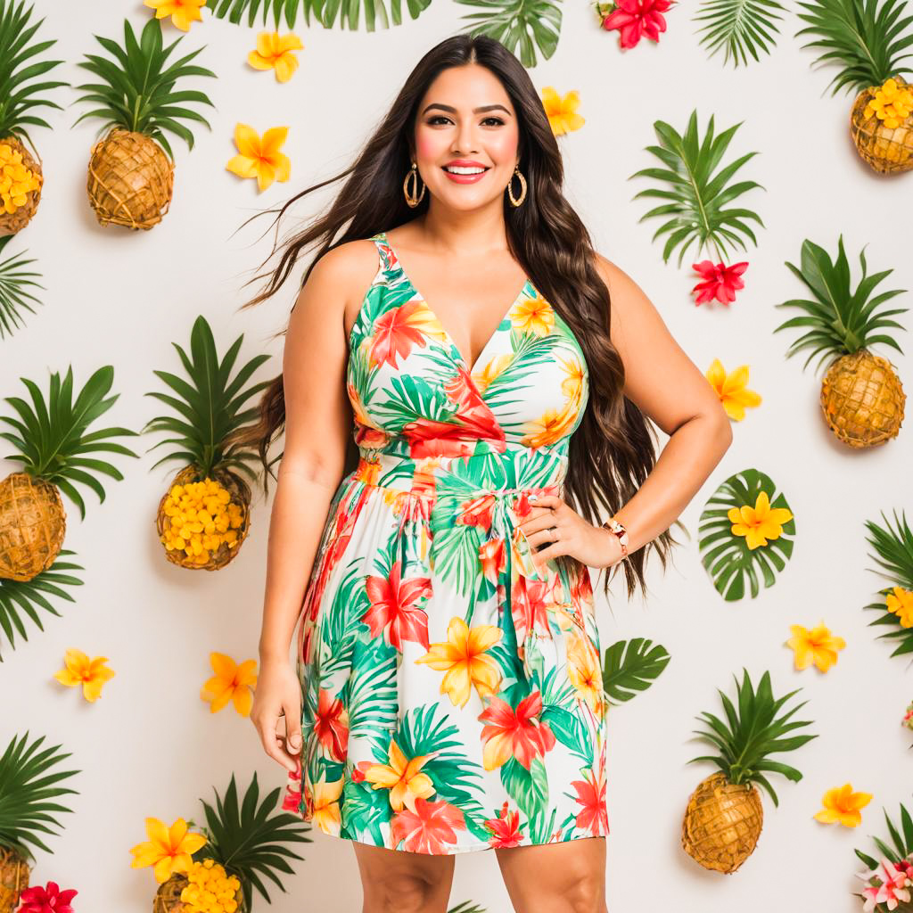 Vibrant Hawaiian Luau Photo Shoot