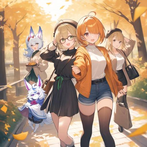 Autumn Gathering of Fantasy Girls