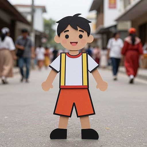Sinulog Festival Paper Doll Costume