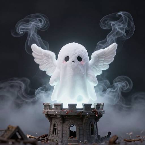 Gothic Angel Maiden Ghost Apparition