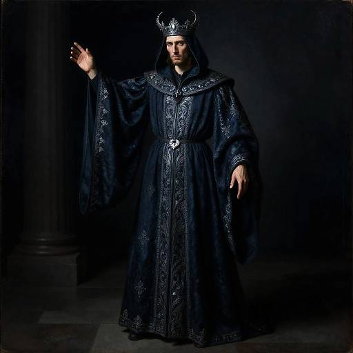 Renaissance Sorcerer in Hyper-Realism