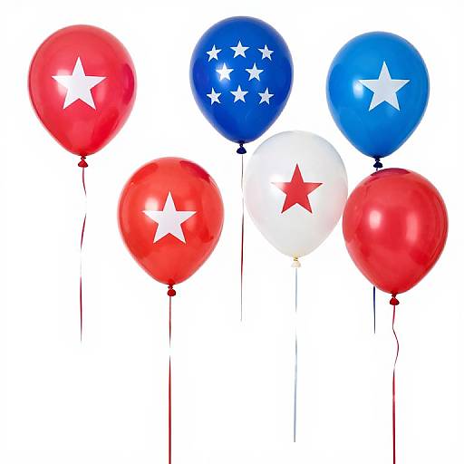 Patriotic Balloons for 4th of July