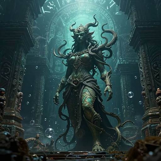 Mythical Ancient Octopus Temple