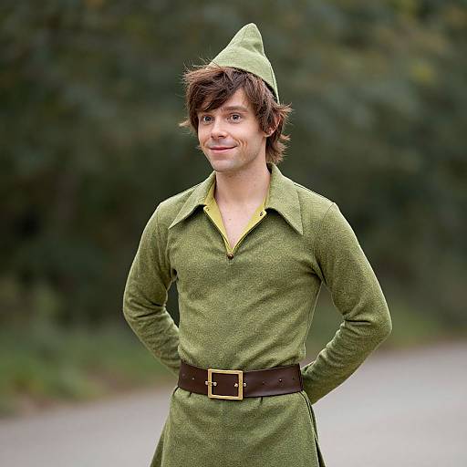 Man in Hook Peter Pan Costume
