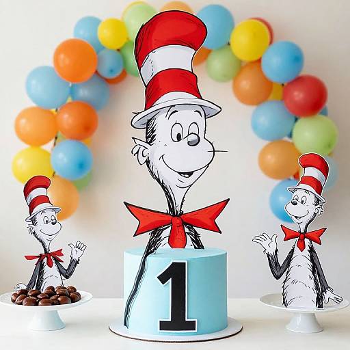 Dr. Seuss Inspired 1st Birthday Party