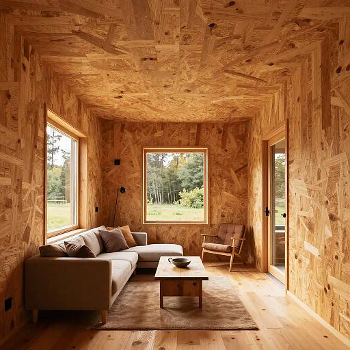 Minimalist Rustic Cabin Interior Design