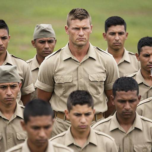 Group of Soldiers in Uniform