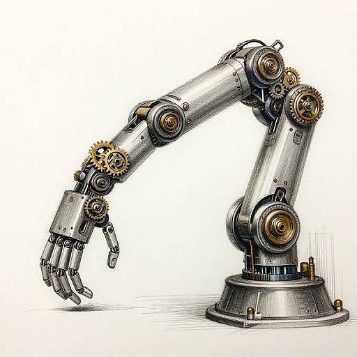 Steampunk Mechanical Hand Evolution