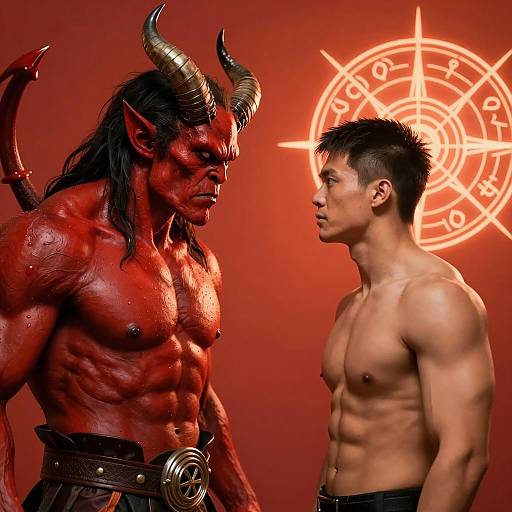 Epic Showdown: Demon vs. Hero