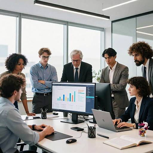 Modern Corporate Briefing Scene