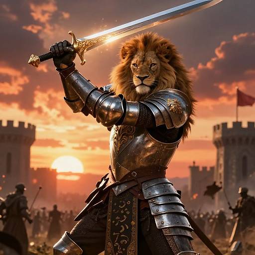 Heroic Lion Knight Leonidad