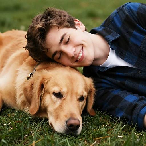 Joyful Moments with a Golden Retriever