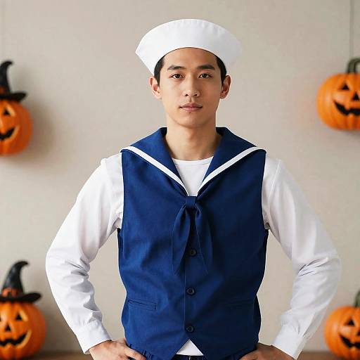 Sailor Man Halloween Costume Pose