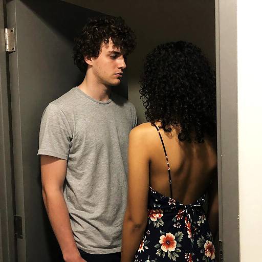 Candid Moment in Dim Light