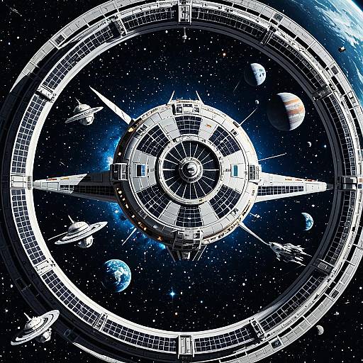 Infinity-Loop Space Station and Starfleets