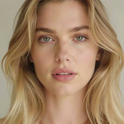 Intimate Portrait of a Blonde Woman