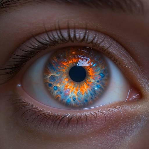 Cosmic Eyes with Vibrant Irises