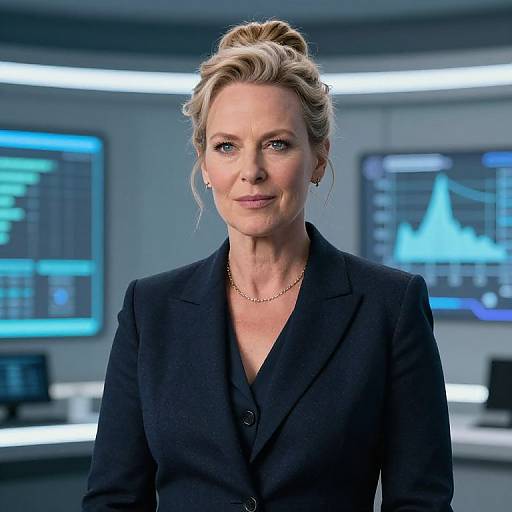 Confident Businesswoman in Modern Office