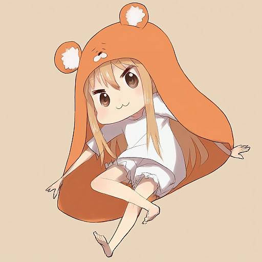 Illustration of Doma umaru, himouto! umaru-chan in the style of Alchera