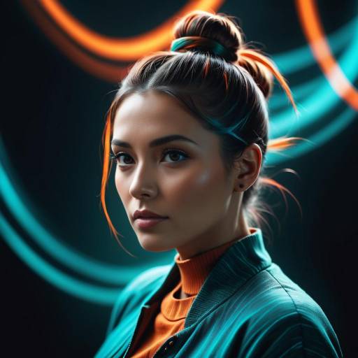 Cinematic Portrait of a Vibrant Woman