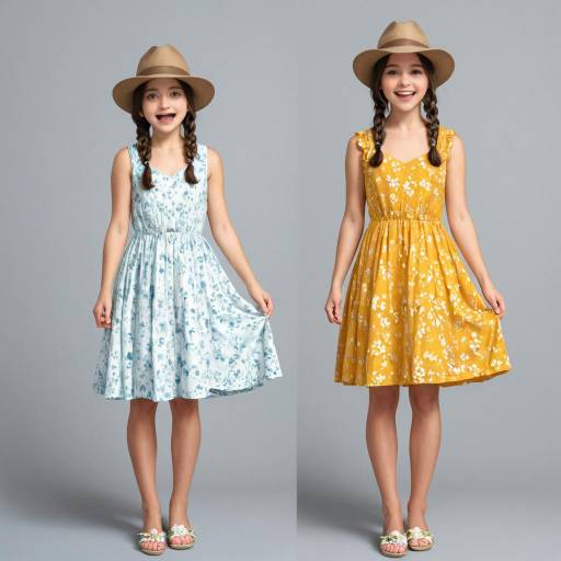 Joyful Woman in Floral Yellow Dress