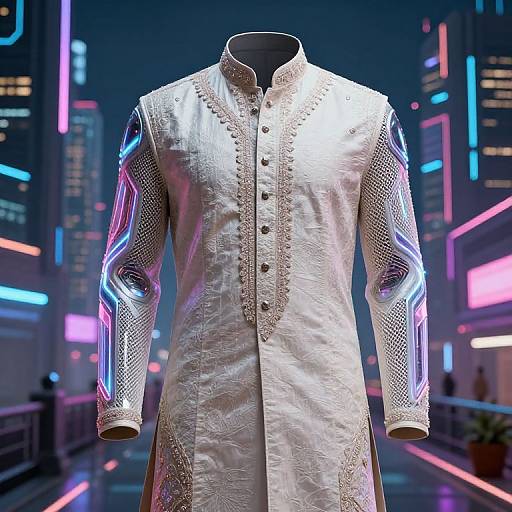 Futuristic AI-Designed Sherwani