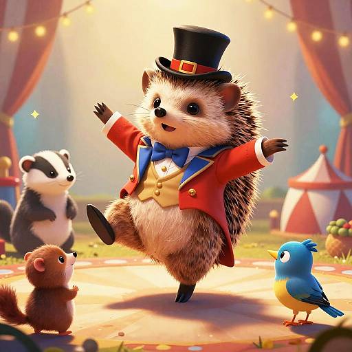 Ivy the Hedgehog Circus Ringmaster Ballet