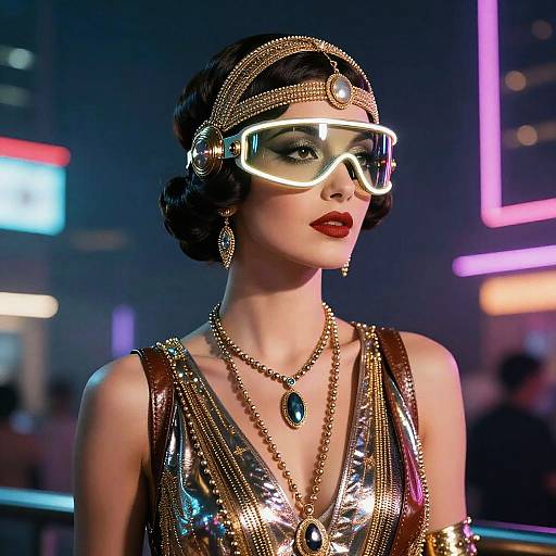 1920s Sci-Fi Flapper Glamour