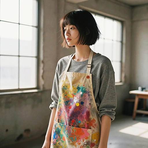 Disconnected Cut on Female Artist