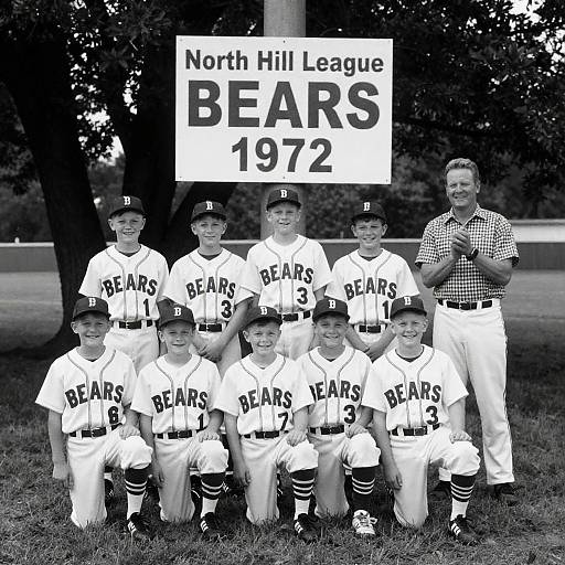 1972 North Hill League BEARS Photo