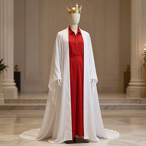 Regal Mannequin in Elegant Interior