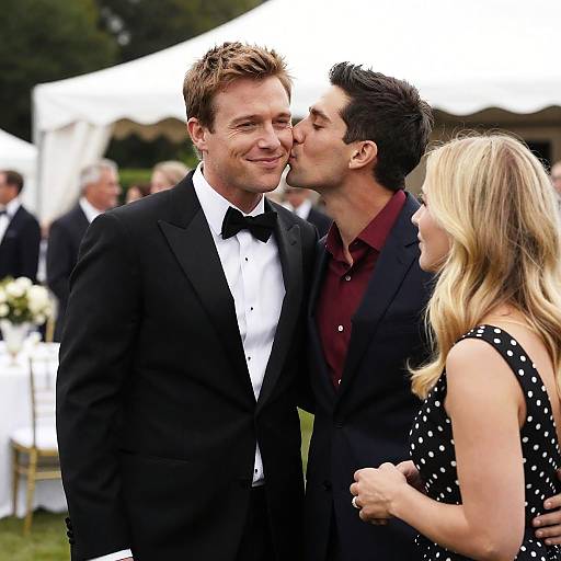 Joyful Outdoor Event with Friends