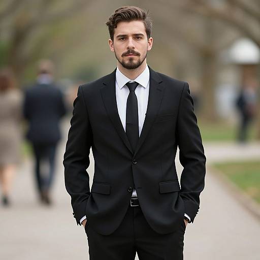 Stylish Groom in Formal Suit