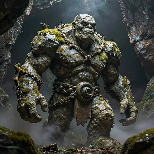 Clombo the Giant Stone Golem