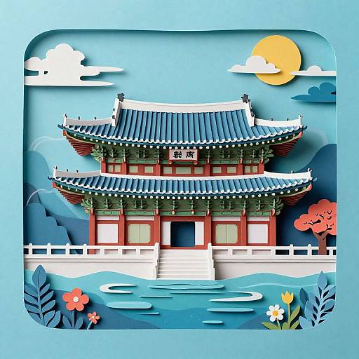 Surreal Korean Architecture Underwater