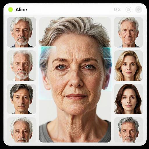 Digital Face Aging Visualization Tool