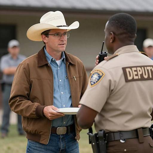 Conversation Between Deputy and Cowboy