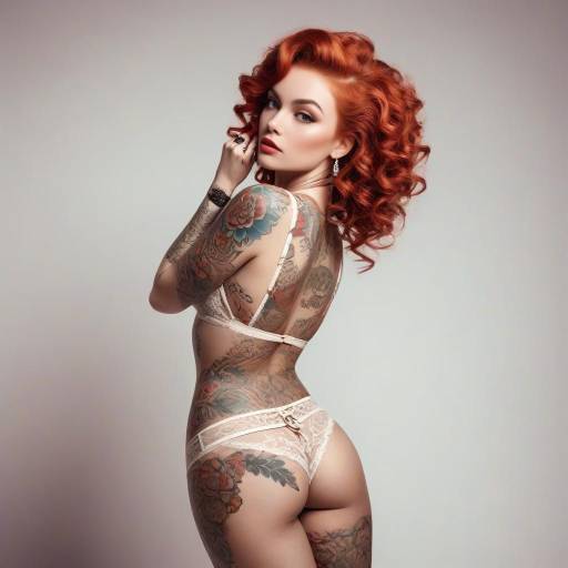 Elegant Woman in Vintage Boudoir Style