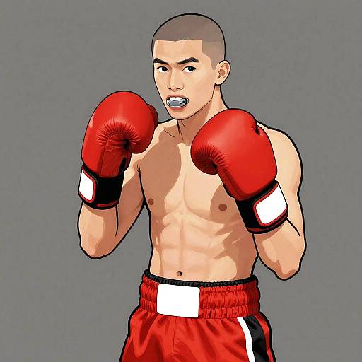 Kickboxer Python with Mouthguard