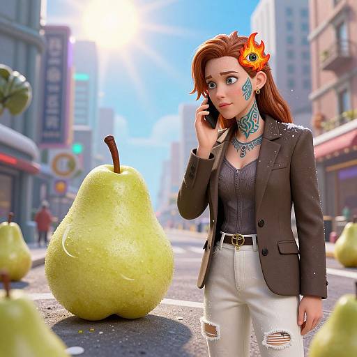 Iridescent Digital Art with Julie Bowen