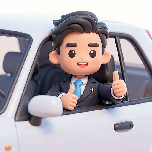 Stylish Soy Handsome Doll Driving