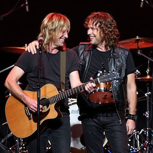 Joyful Musicians on Stage at Gorge