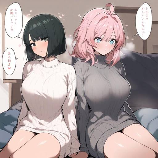 Charming Comic of Stylish Girls