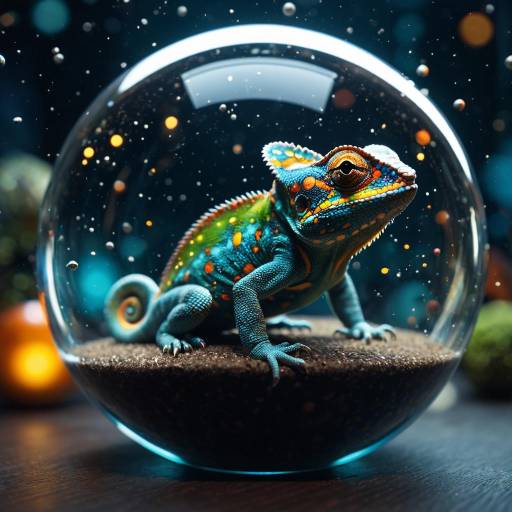 Colorful Quantum Chameleon in Glass Sphere Colorful Quantum Chameleon in Glass Sphere