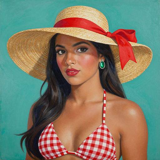 Vibrant Cuban Girl Portrait