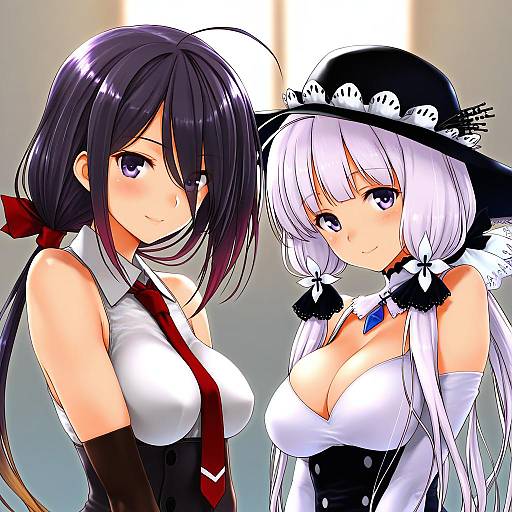 Illustration of Ariake (kancolle), kantai collection in the style of Hechi